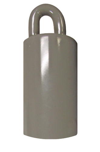 3.5 lb Single Eye Counterweight - Silver/Gray
