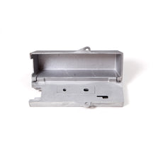 Flagpole Cleat Lock Box with Padlock Tabs for External Halyard