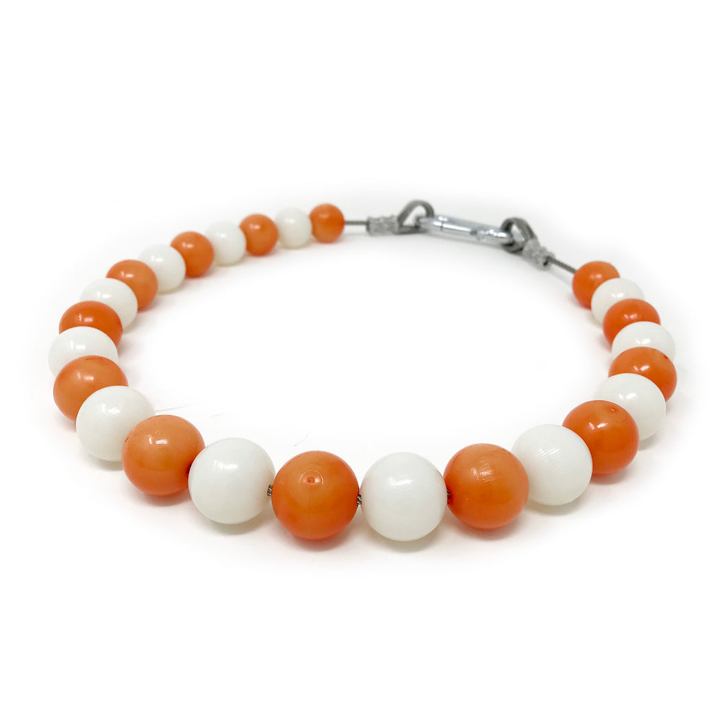 Beaded Retainer Ring Sling - White/Orange University of Tennessee UT