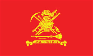 Firemen "Loyal To Our Duty" Flag