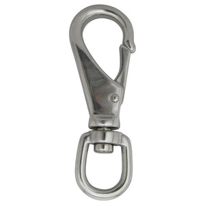 Stainless Steel Swivel Snap Hook with Large Eye Opening - for Larger Flags